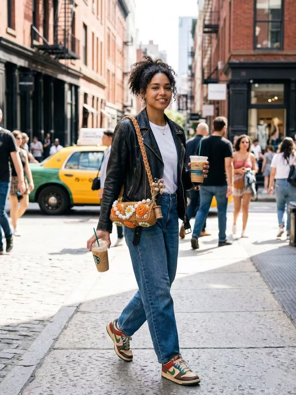 Handmade Crochet Bag, 2-Way Shoulder & Crossbody Purse, Artisan Woven Handbag, Stylish Knit Tote, Boho Chic Summer Bag, Gift, Knot Riot